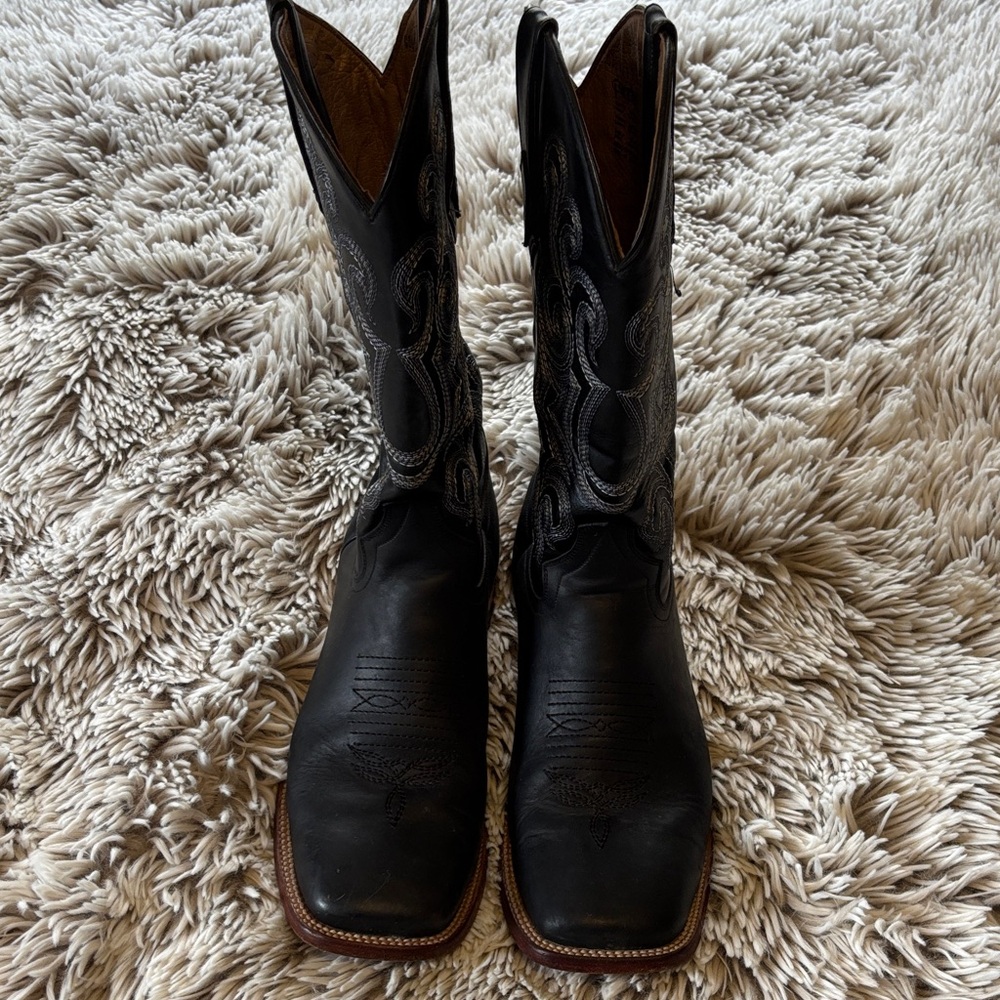 Ferrini Black Western Boots size 11 1/2